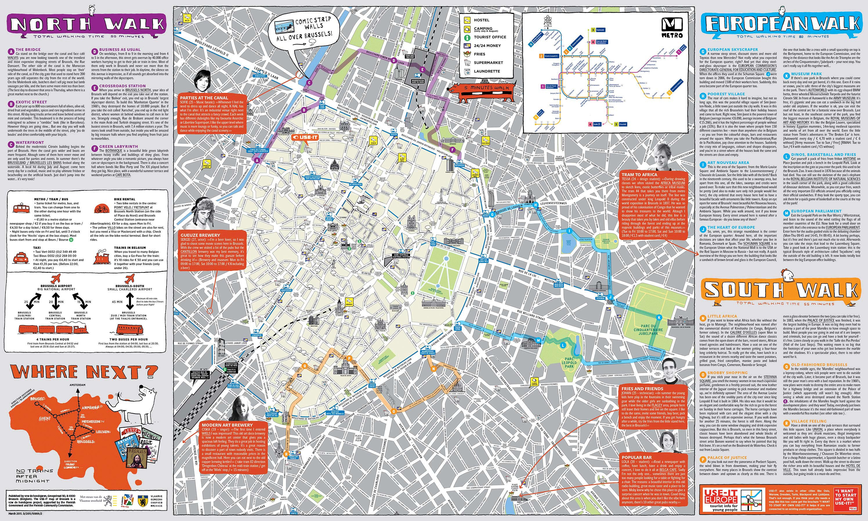 Brussels map